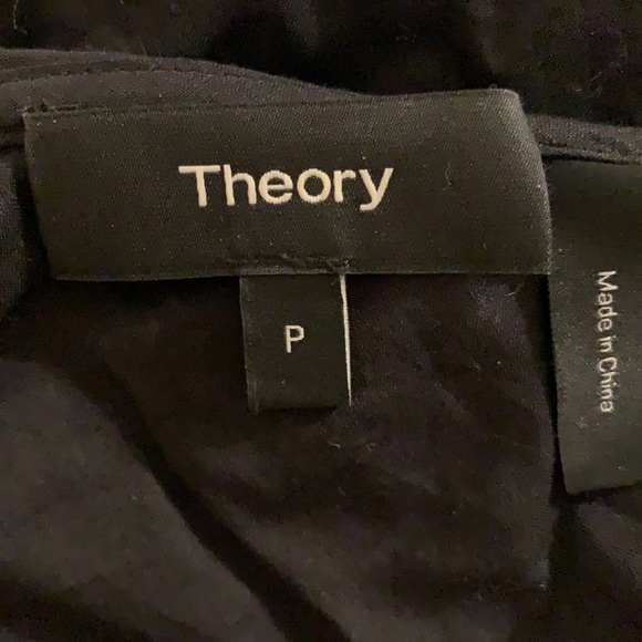 Theory One-Shoulder Ruffle Top - Picture 2 of 2